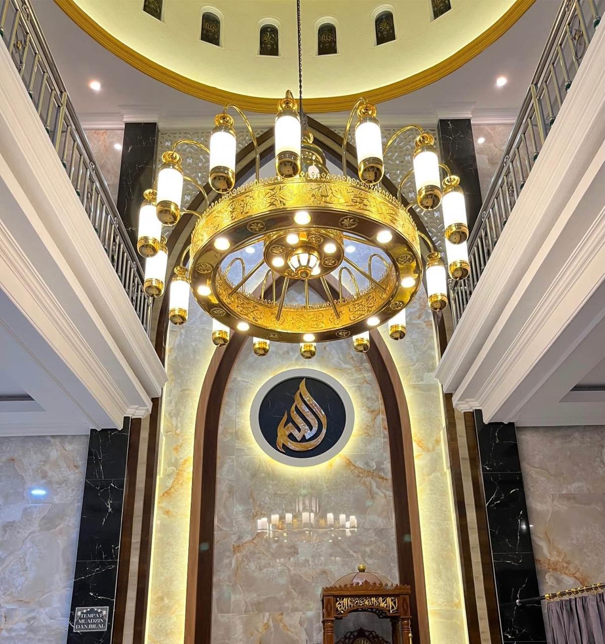 Tinggi Lampu Hias Masjid