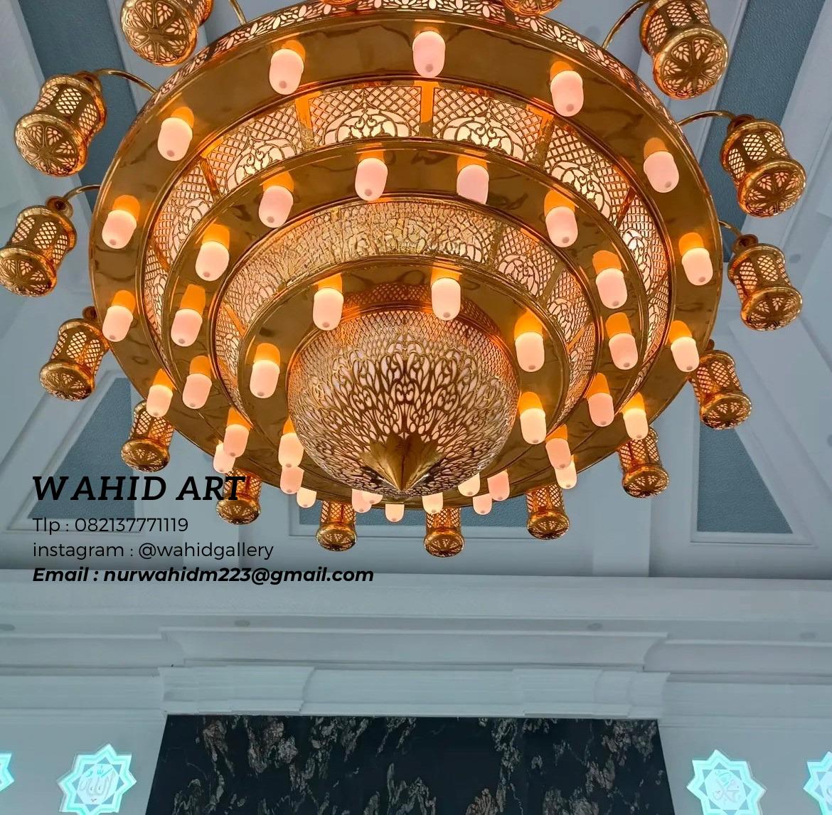 Lampu Gantung Hias Kubah Masjid