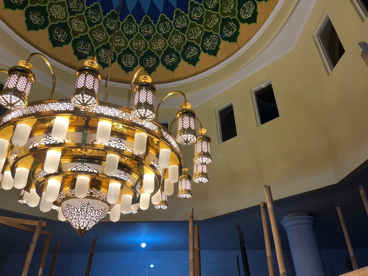 lampu masjid hias gantung
