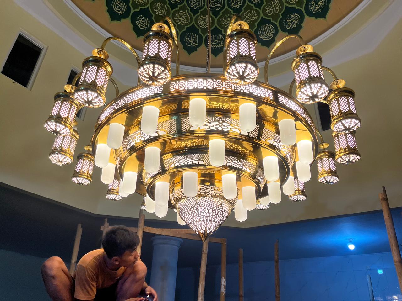 lampu masjid hias gantung