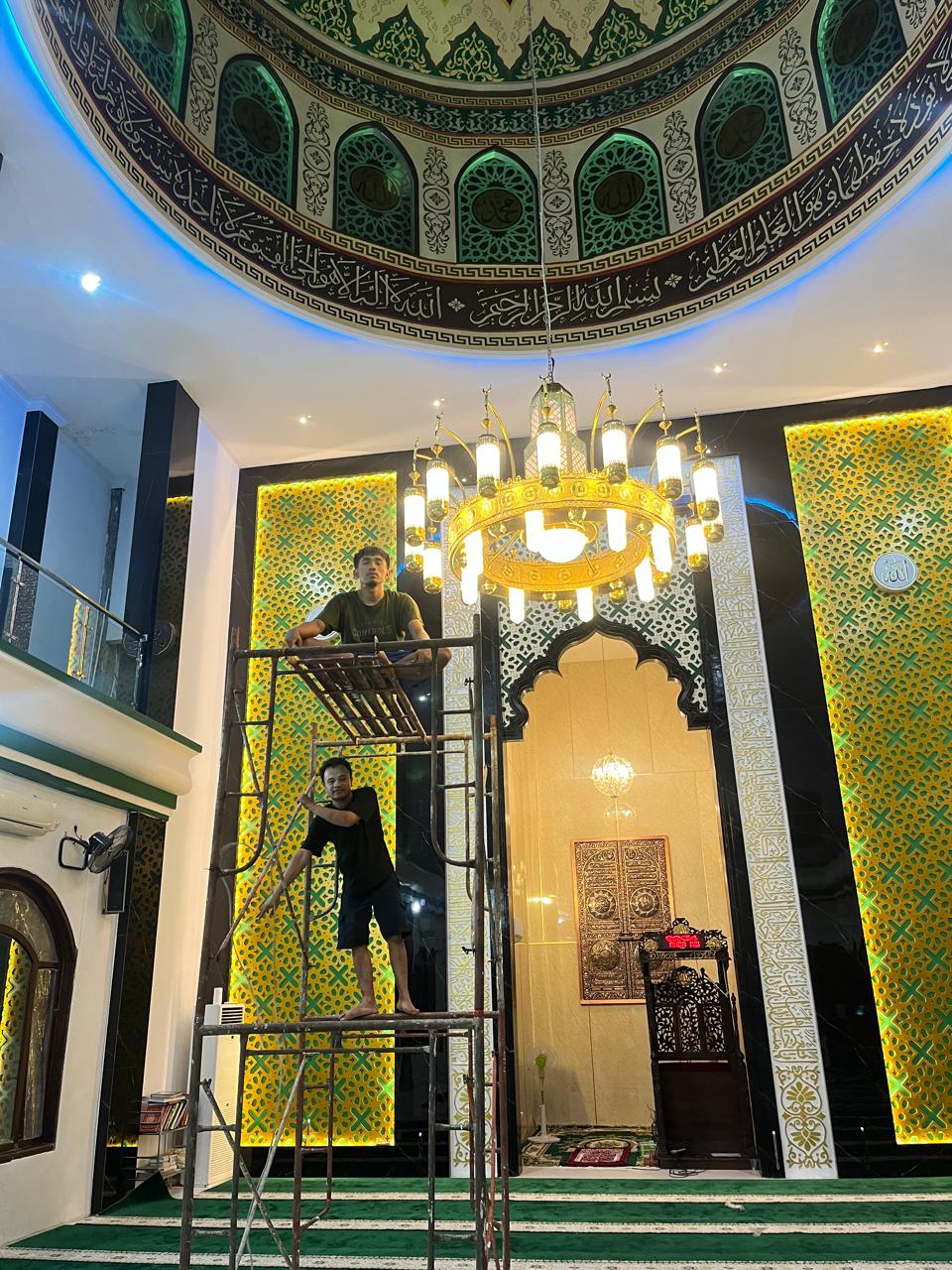 Lampu LED Kubah Masjid