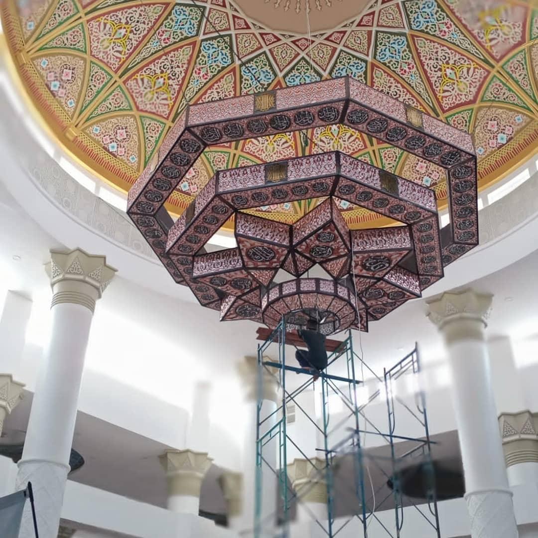 ampu gantung masjid custom