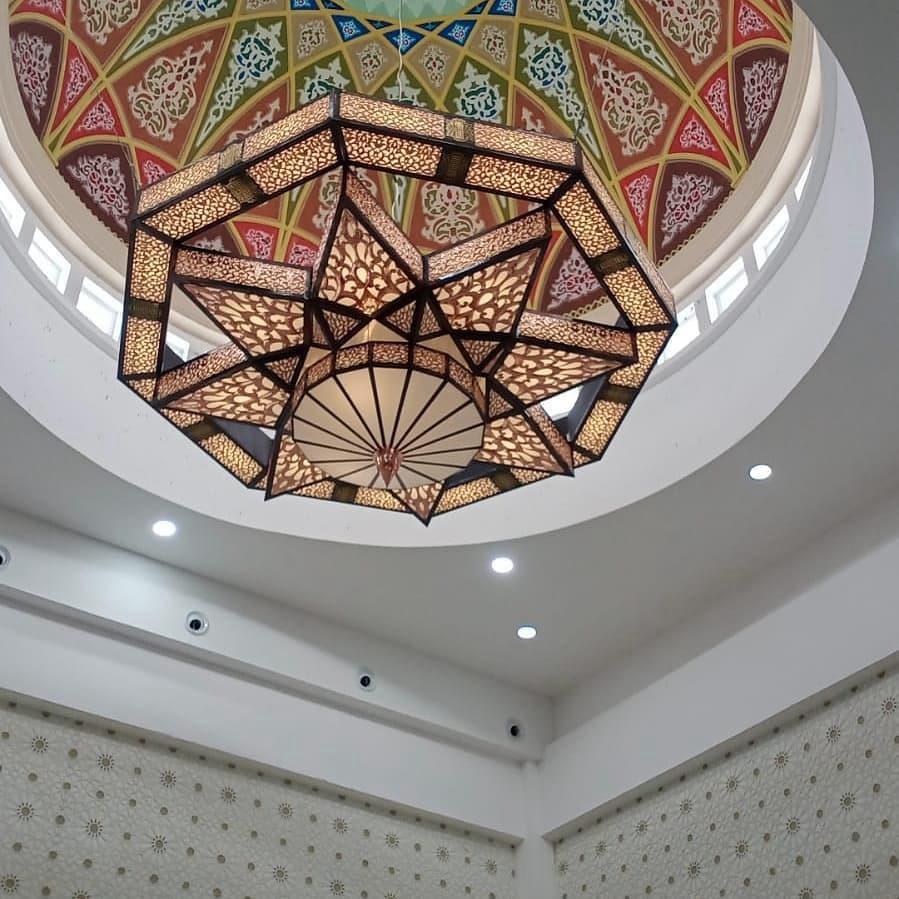 Lampu Gantung Kubah Masjid