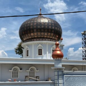 kubah masjid Tembaga