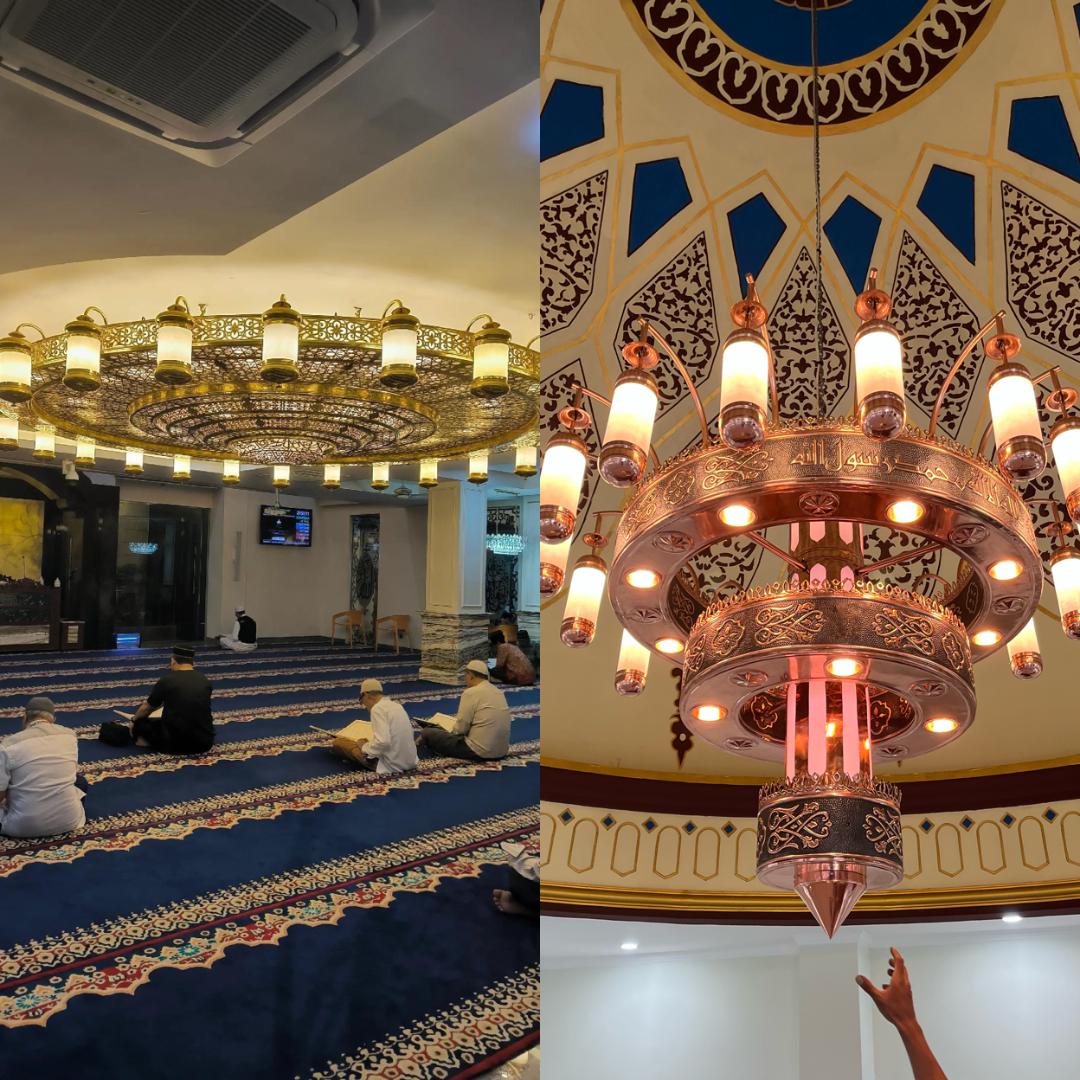 Lampu Gantung Masjid Kuningan Tembaga