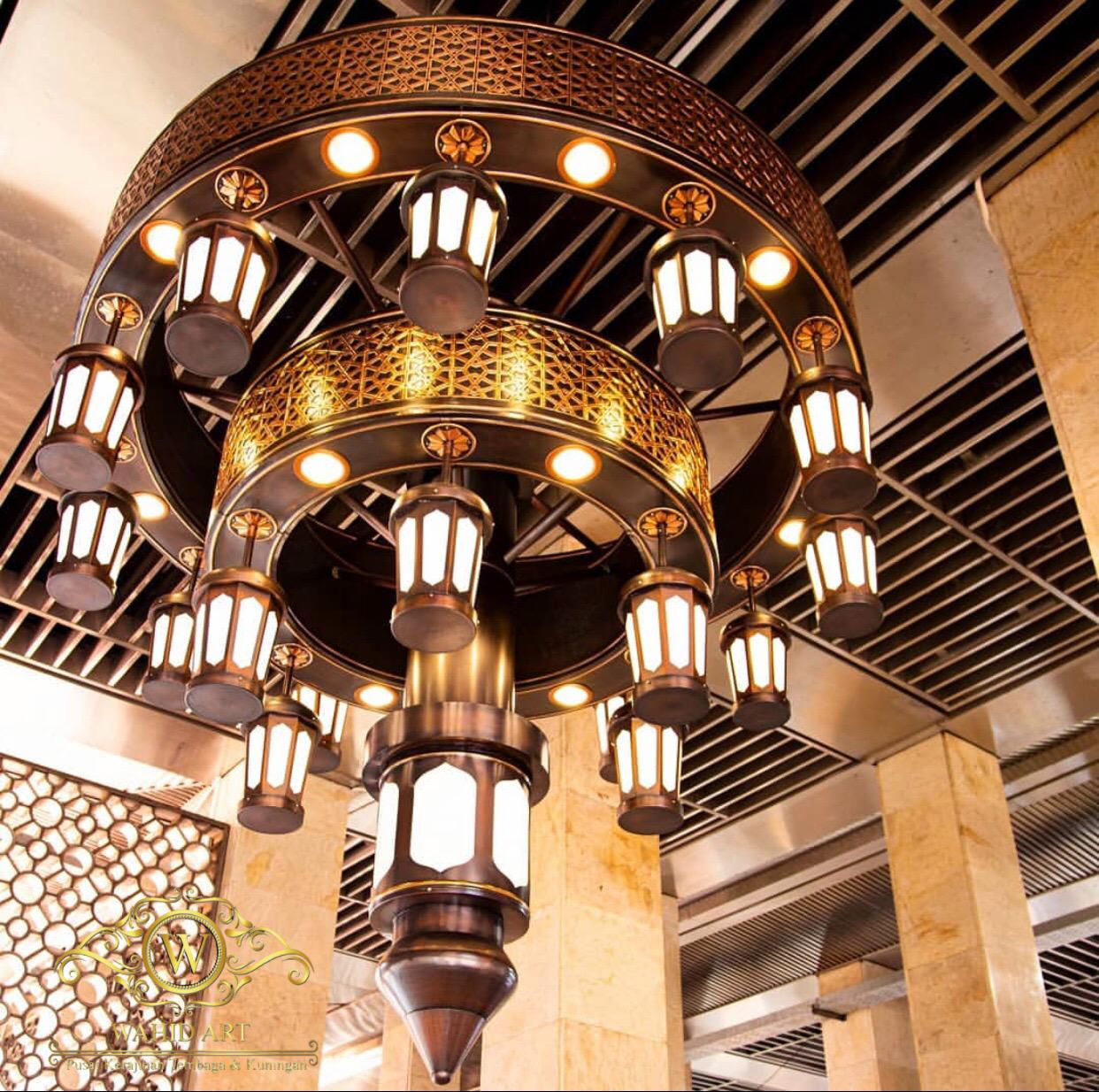 Lampu Masjid Tembaga Kuningan