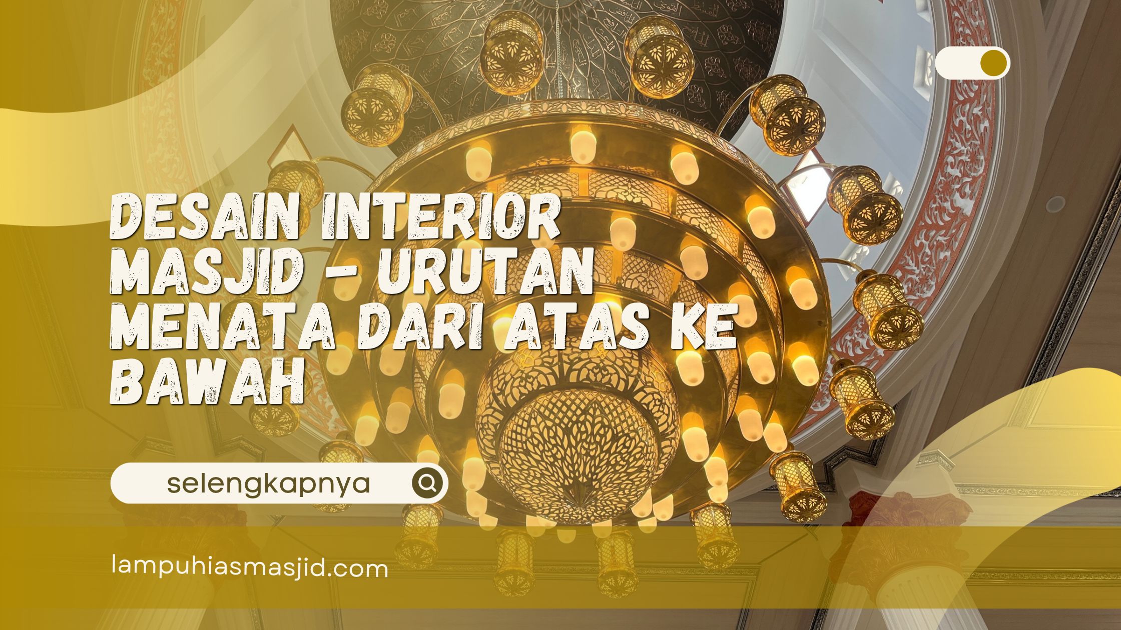 desain interior masjid