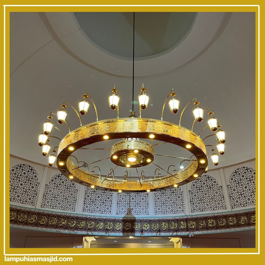 gambaran lampu yang dipasang